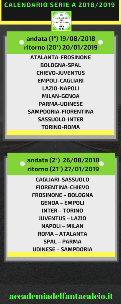 1 410x1024 - Calendario Serie A 2018/2019