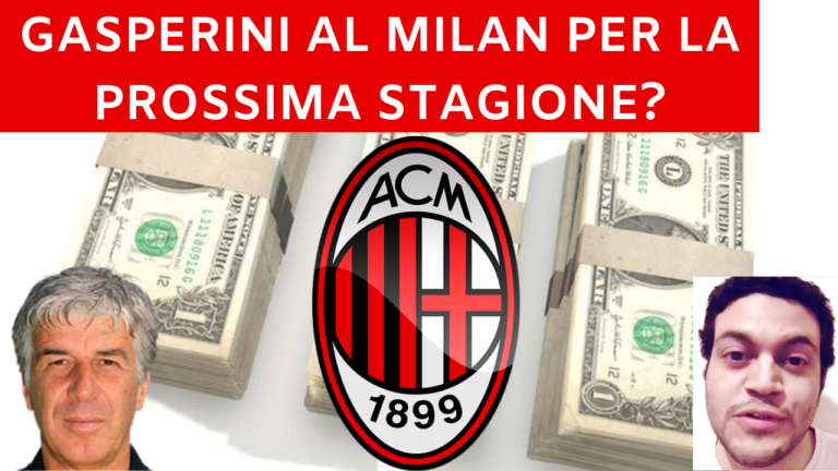 Gasperini al Milan per la prossima stagione?